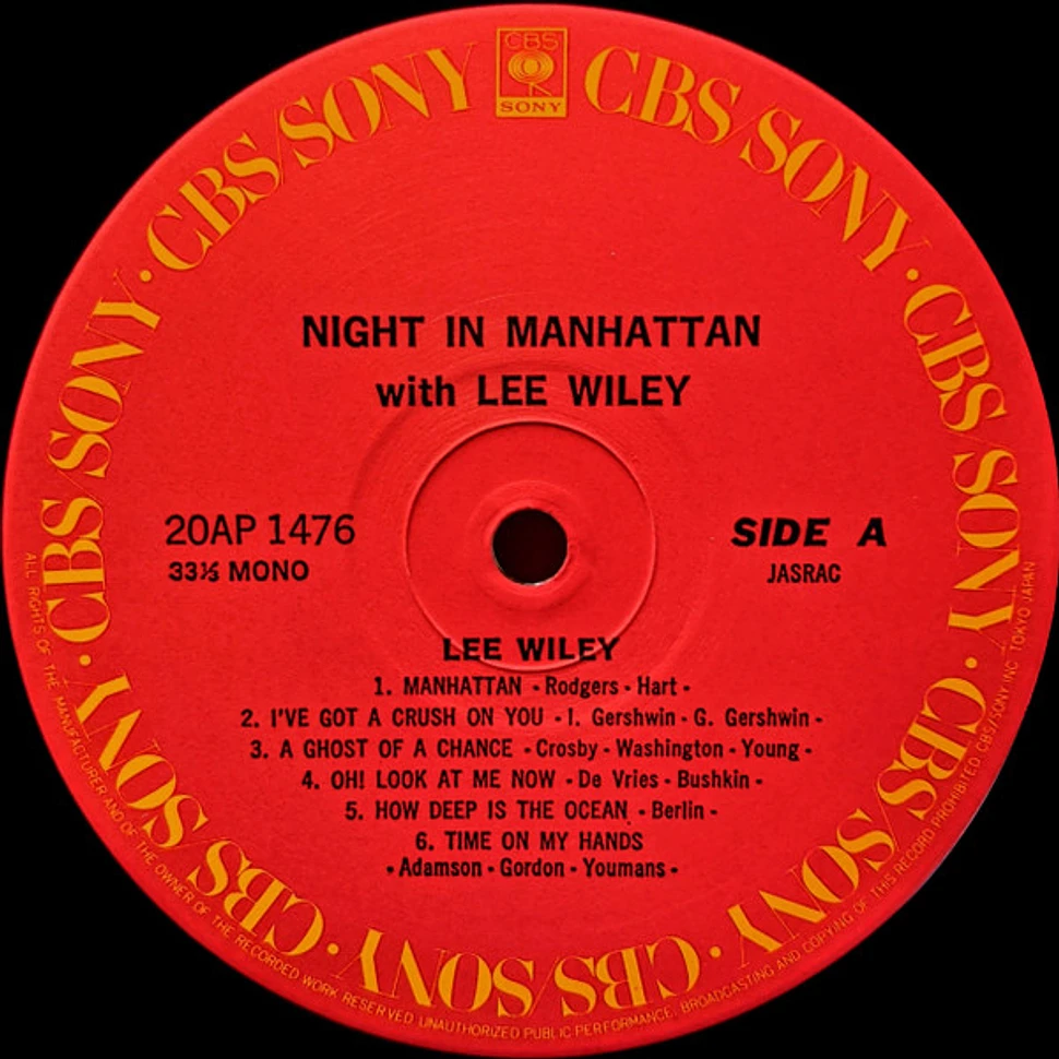 Lee Wiley - Night In Manhattan