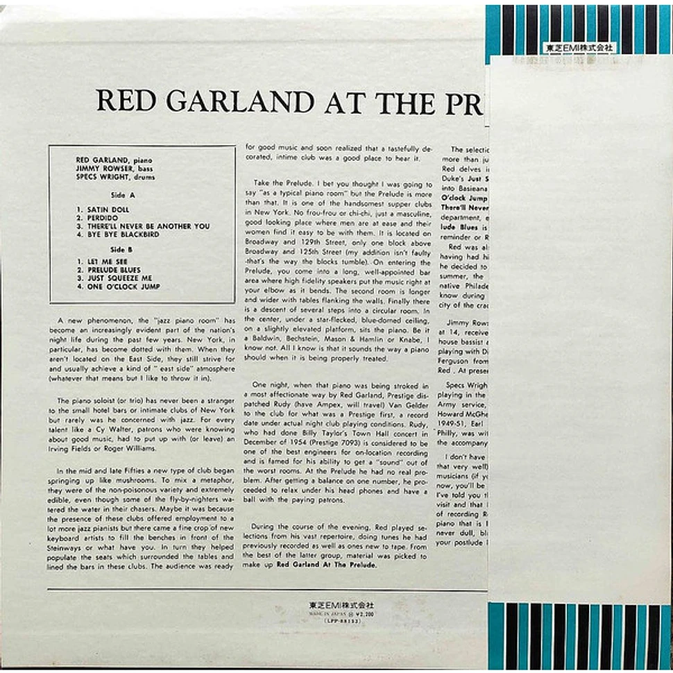 Red Garland - At The Prelude