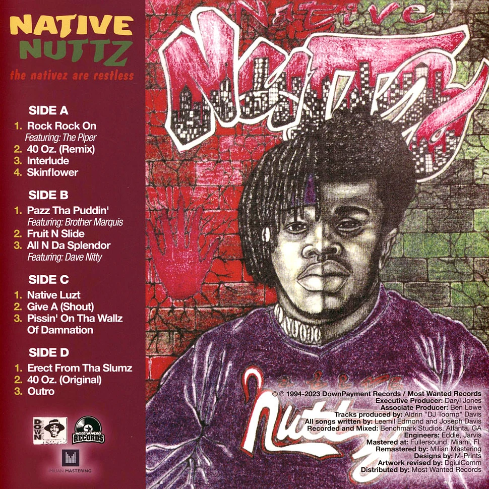 Native Nuttz - The Nativez Are Restless Black Vinyl Edition