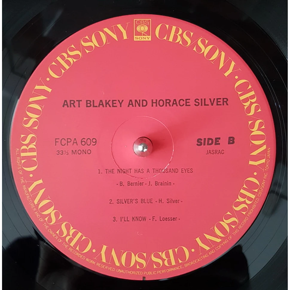 Art Blakey, Horace Silver - Art Blakey And Horace Silver