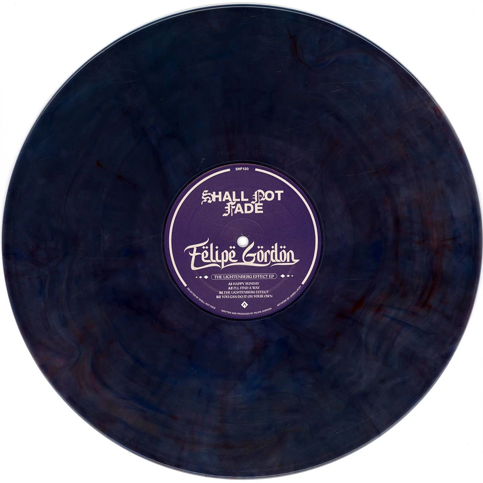 Felipe Gordon - The Lichtenberg Effect Blue Marbled Vinyl Edition