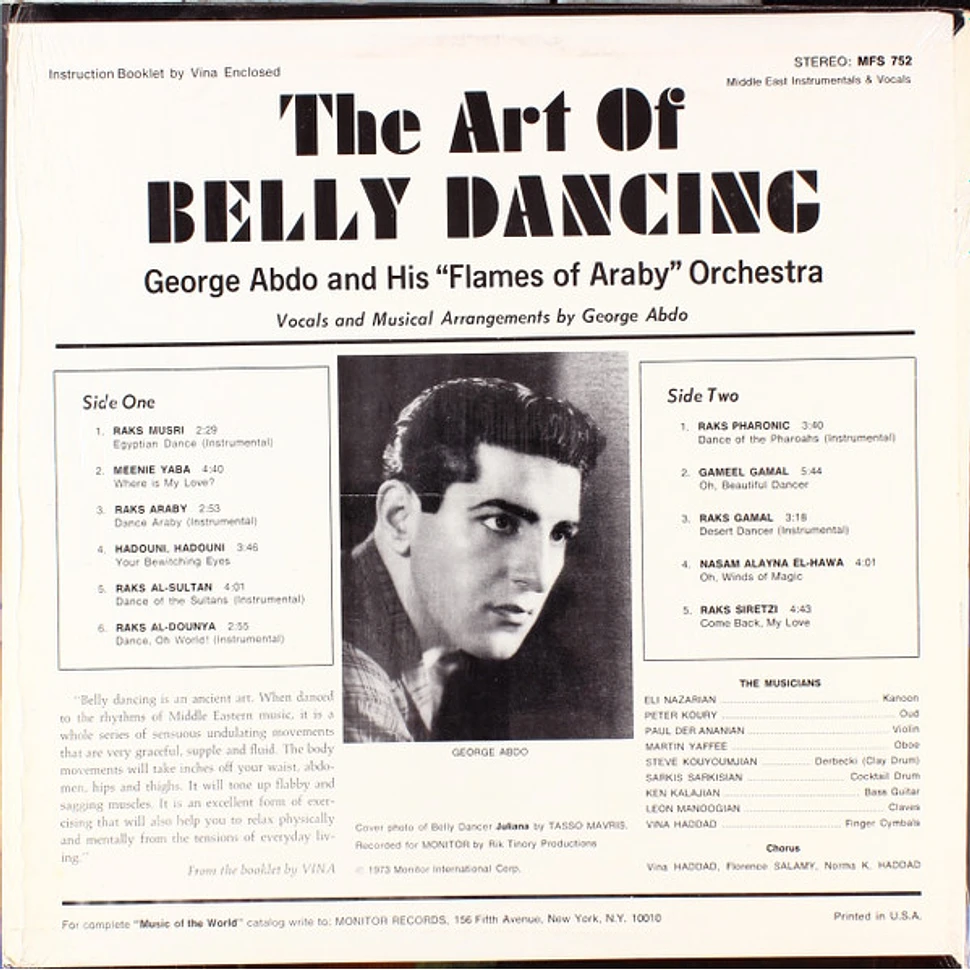 George Abdo And His "Flames Of Araby" Orchestra - The Art Of Belly Dancing