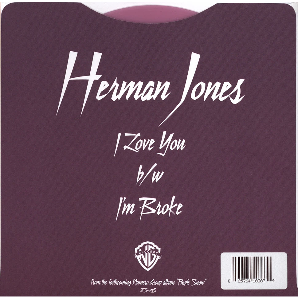 Herman Jones - I Love You / Ladie