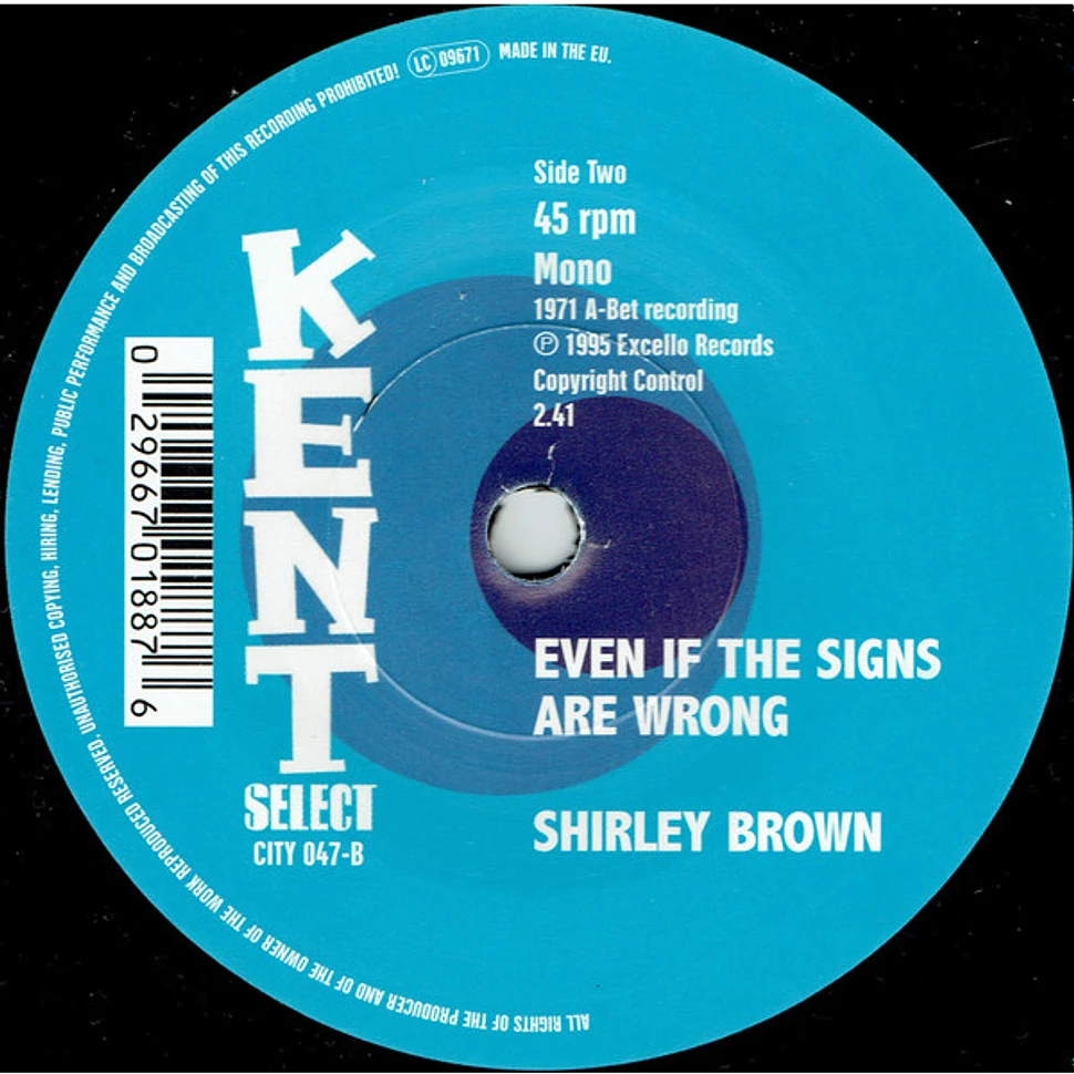 Art Gentry / Shirley Brown - This Is My Chance / Even If The Signs Are Wrong