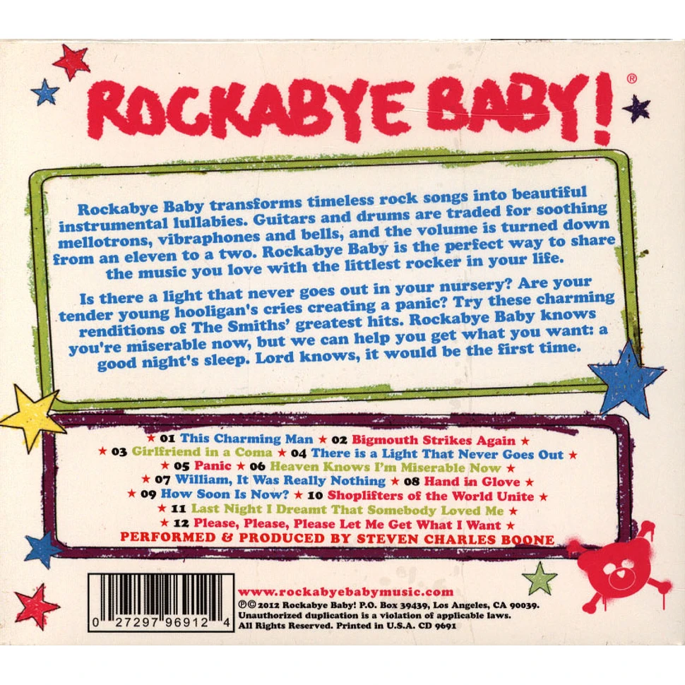 Rockabye Baby! - Lullaby Renditions Of The Smiths