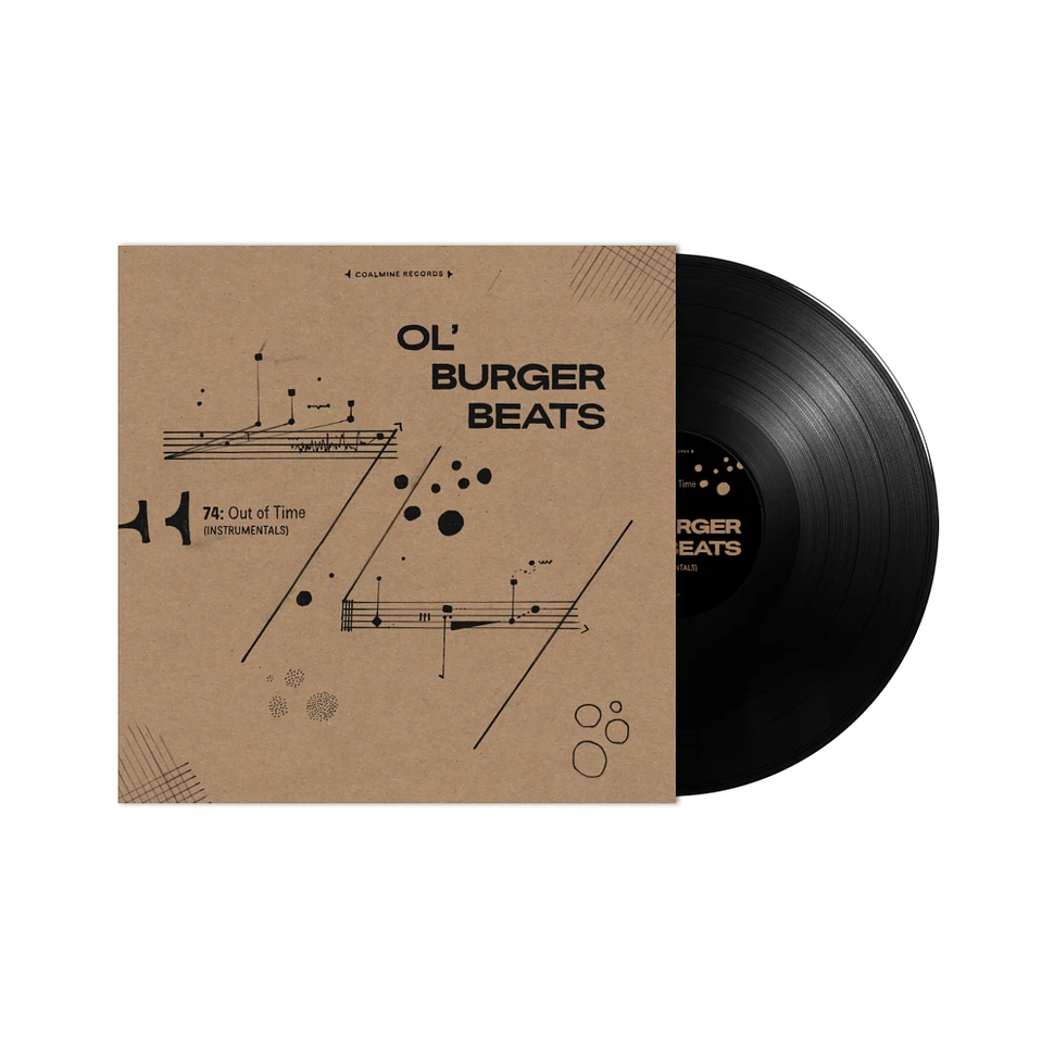 Ol' Burger Beats - 74: Out Of Time Instrumentals HHV Exclusive Black Vinyl Edition