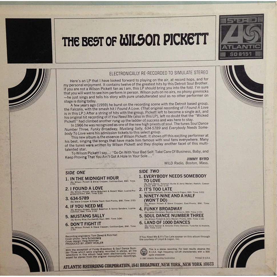 Wilson Pickett - The Best Of Wilson Pickett