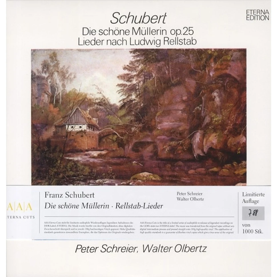 Schreier / Olbertz - Die Schöne Müllerin Op.25rellstab-Lieder