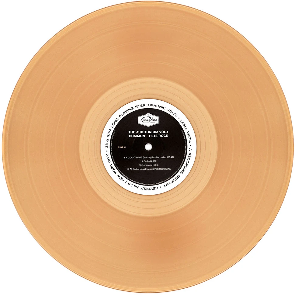 Common & Pete Rock - The Auditorium Volume 1 Tan Colored Vinyl Edition