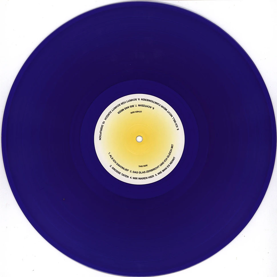 DIE NERVEN - Wir Waren Hier Transparent Blue Vinyl Edition