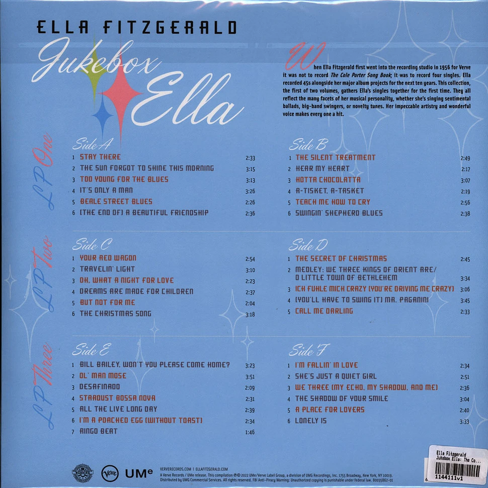 Ella Fitzgerald - Jukebox Ella: The Complete Verve Singles