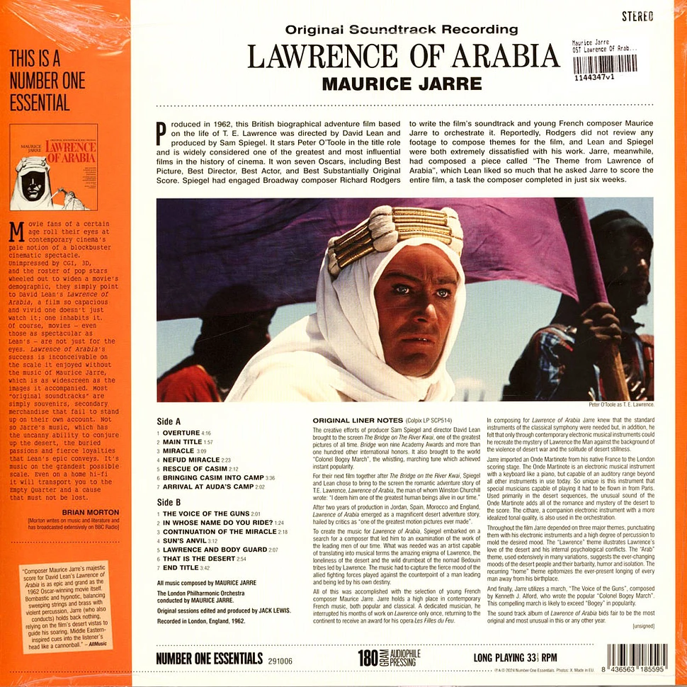 Maurice Jarre - OST Lawrence Of Arabia Limited Edition