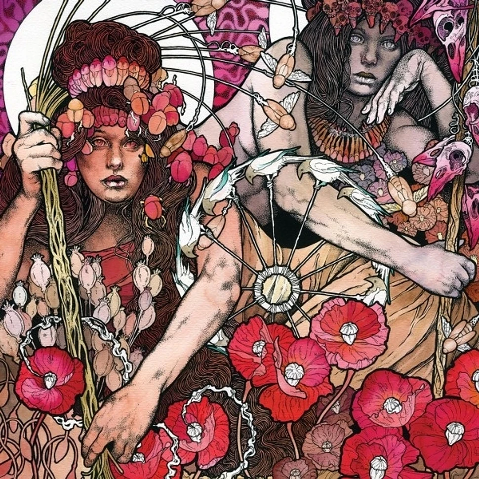 Baroness - Red Album Red Milky Clear And Black Ripple Effec