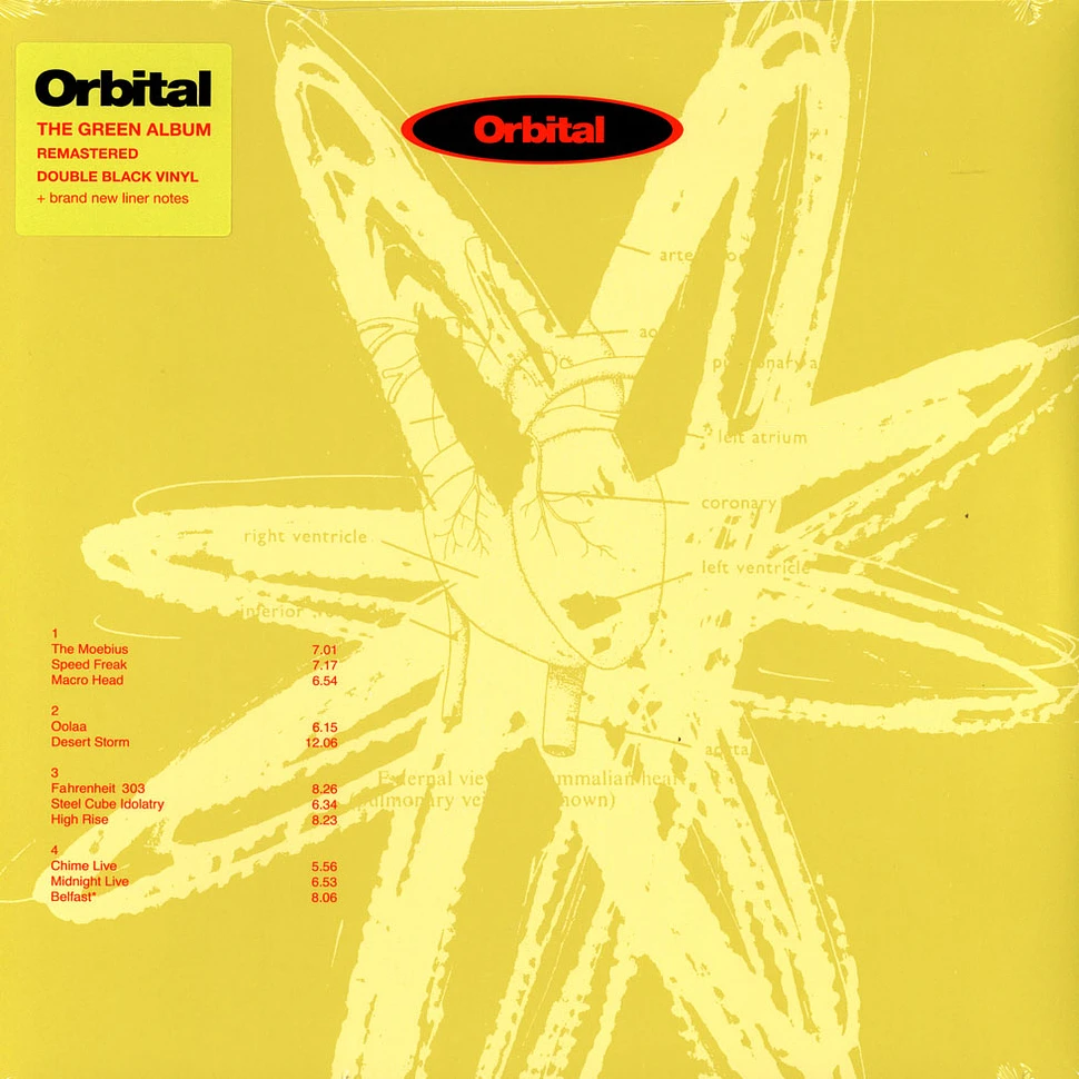 Orbital - Orbital (The Green Album) Black Vinyl Edition