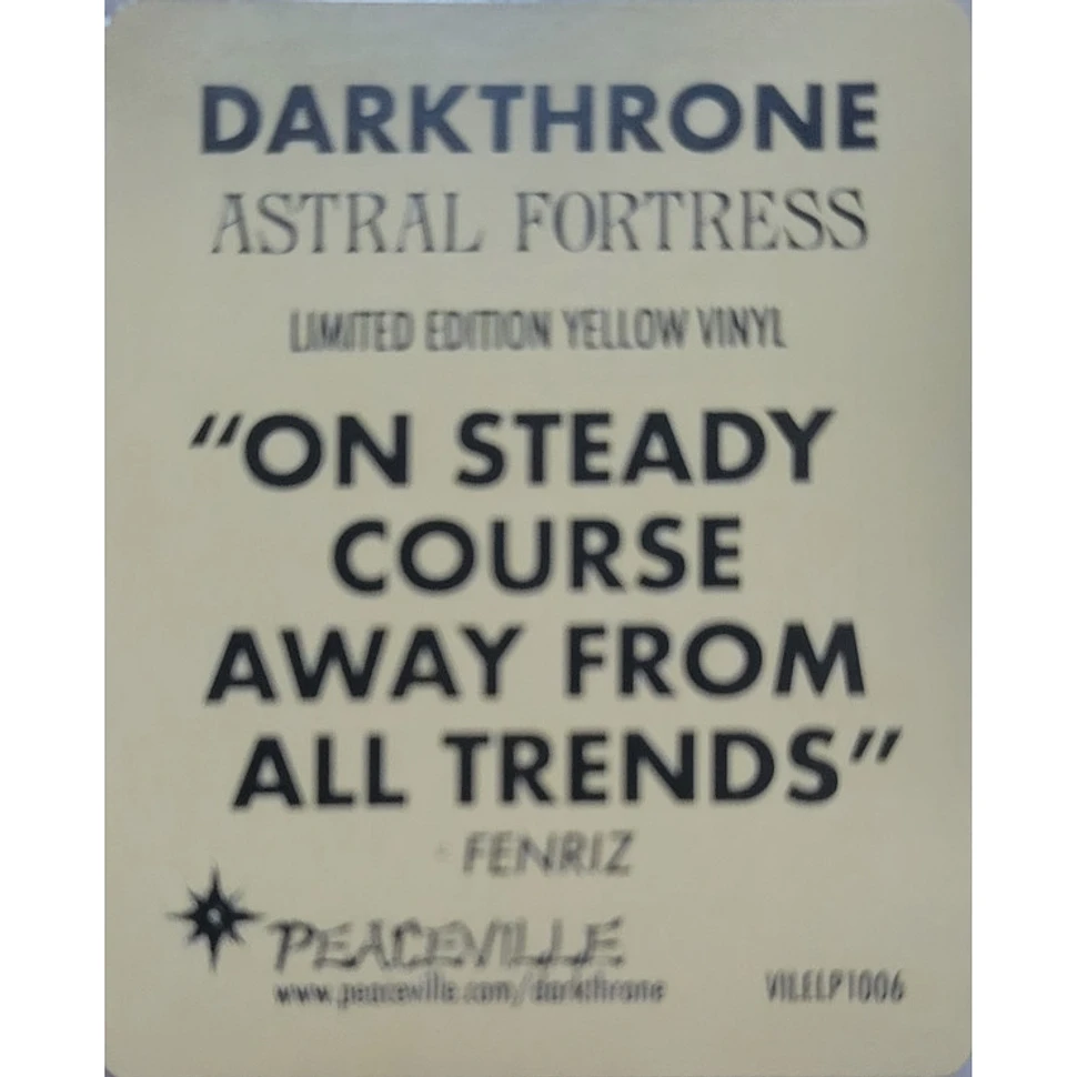 Darkthrone - Astral Fortress