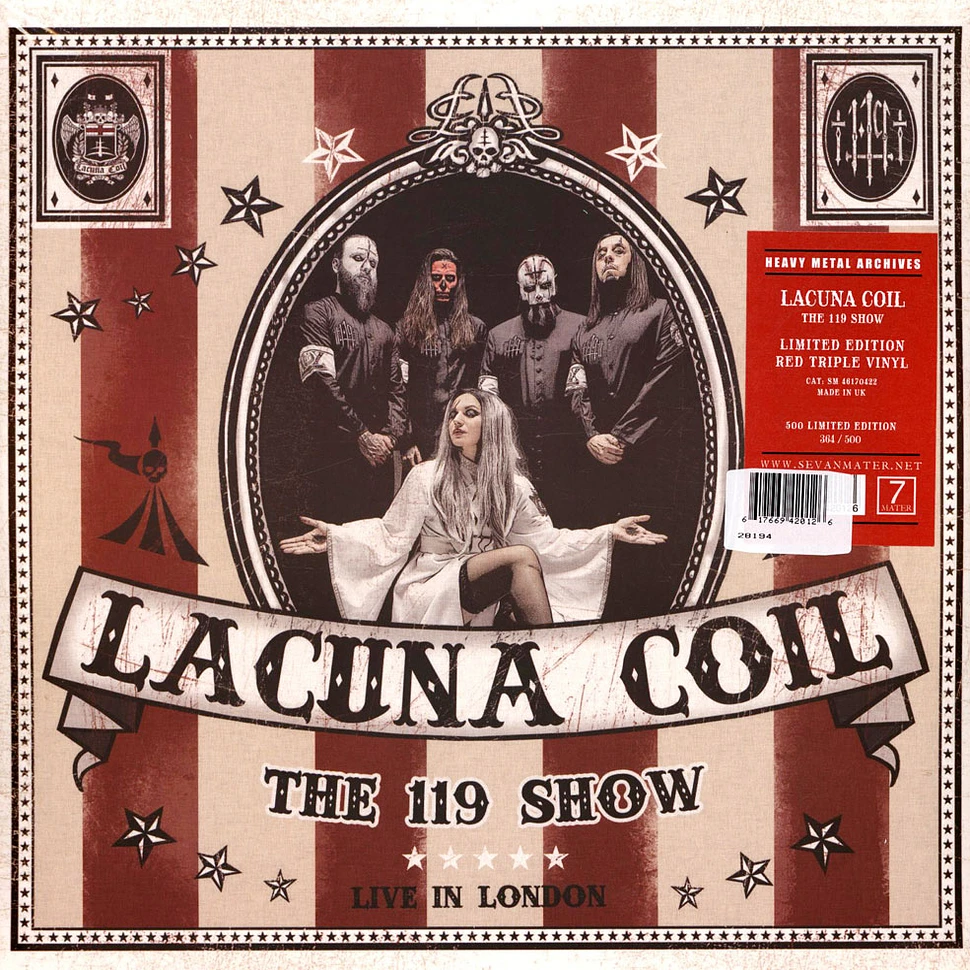 Lacuna Coil - The 119 Show Deluxe Triple Red Vinyl Edition