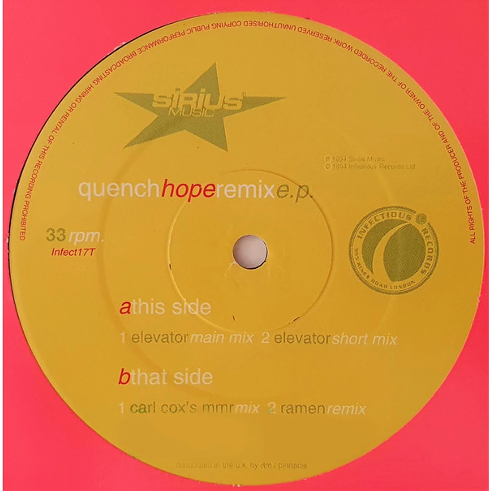 Quench - Hope Remix E.P.