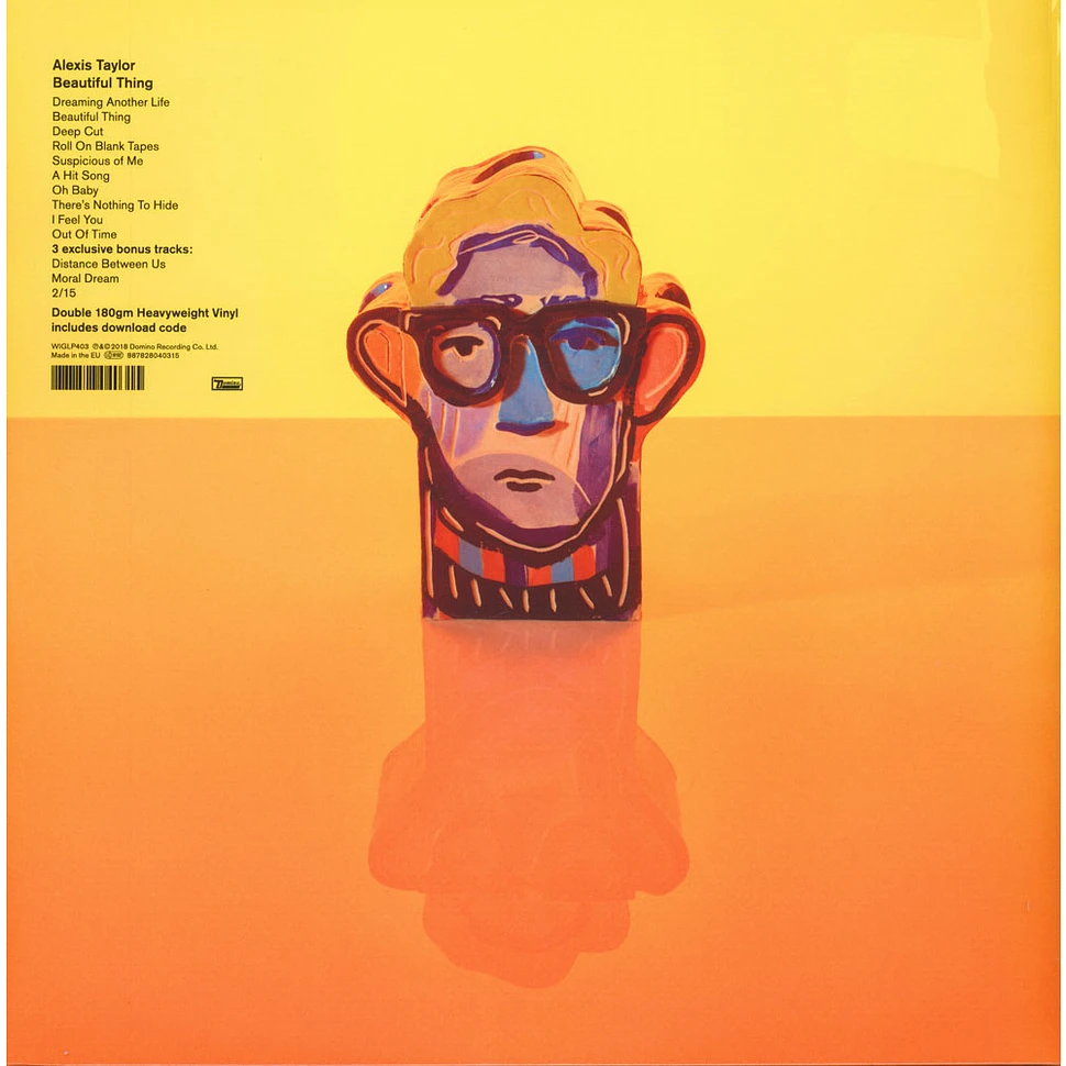 Alexis Taylor of Hot Chip - Beautiful Thing Black Vinyl Edition