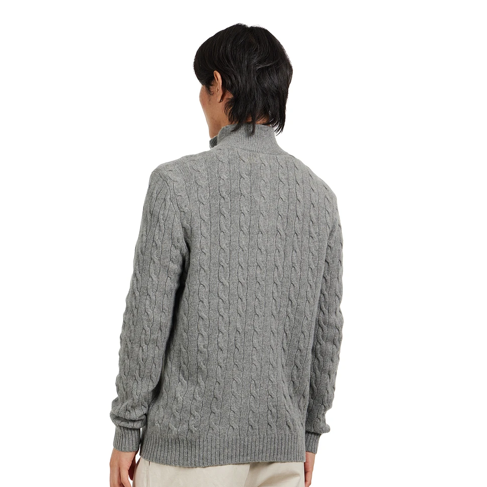 Polo Ralph Lauren - Cable-Knit Wool-Cashmere Zip Sweater