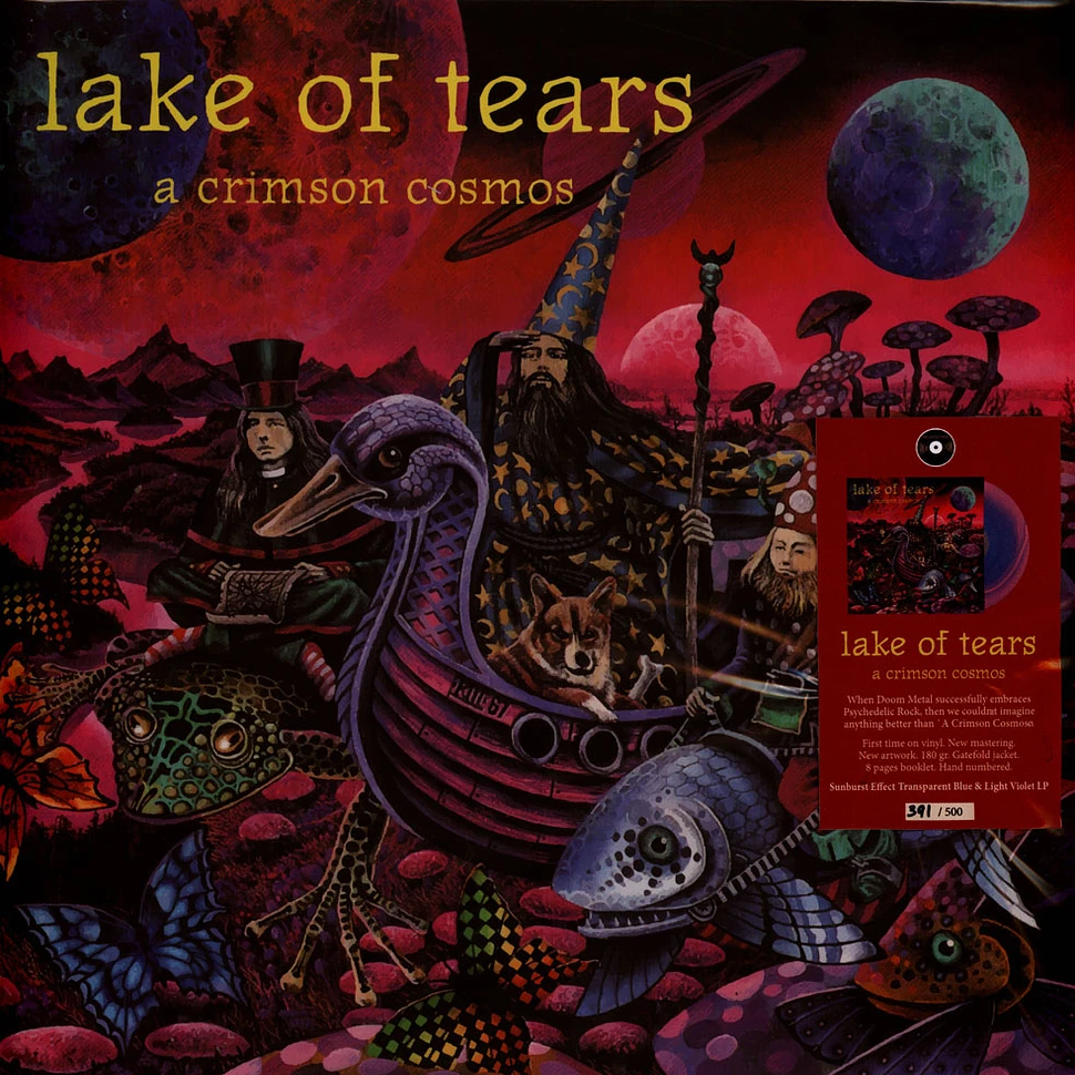 Lake Of Tears - A Crimson Cosmos Sunburst Effect Blue & Violet