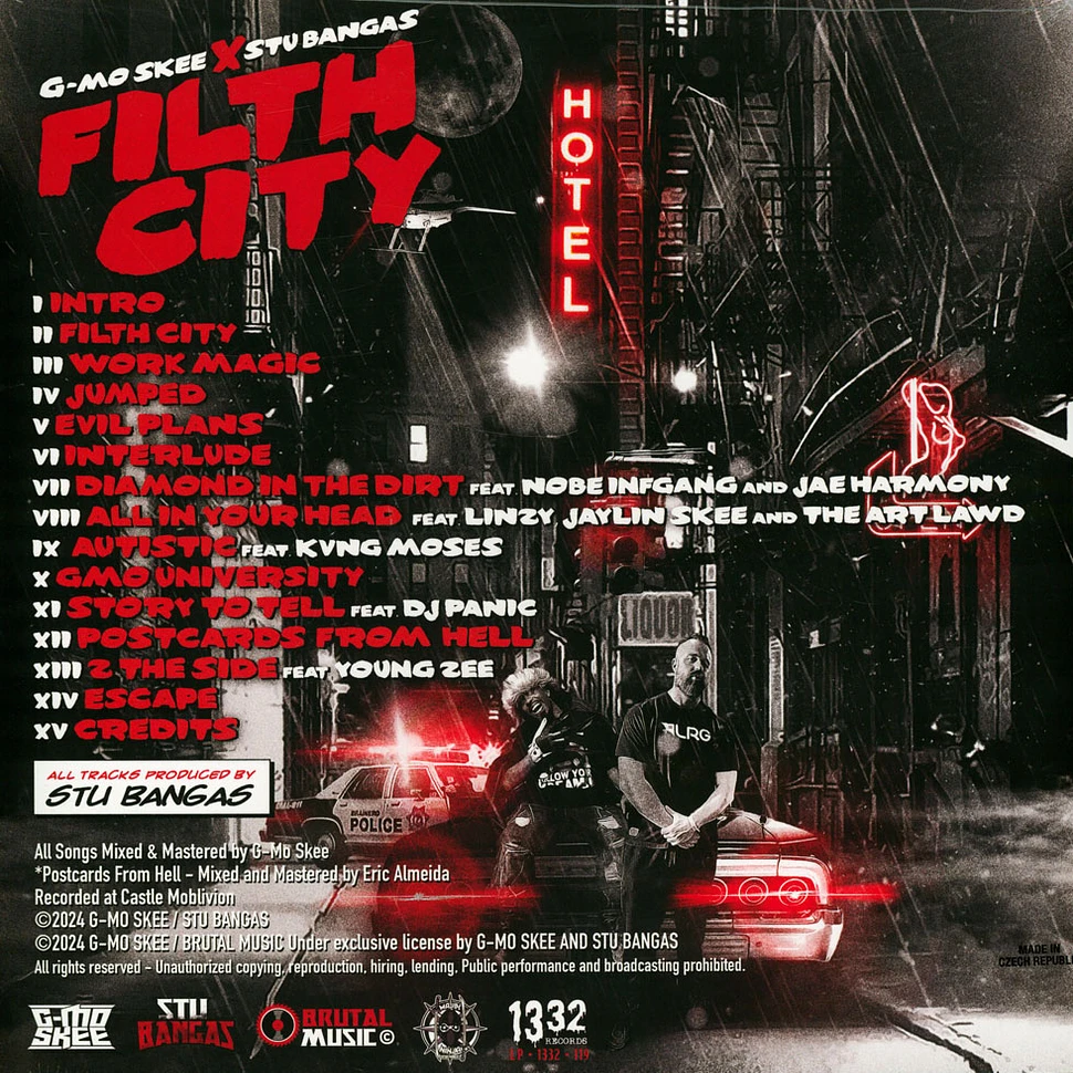 G-Mo Skee & Stu Bangas - Filth City Black Vinyl Edition