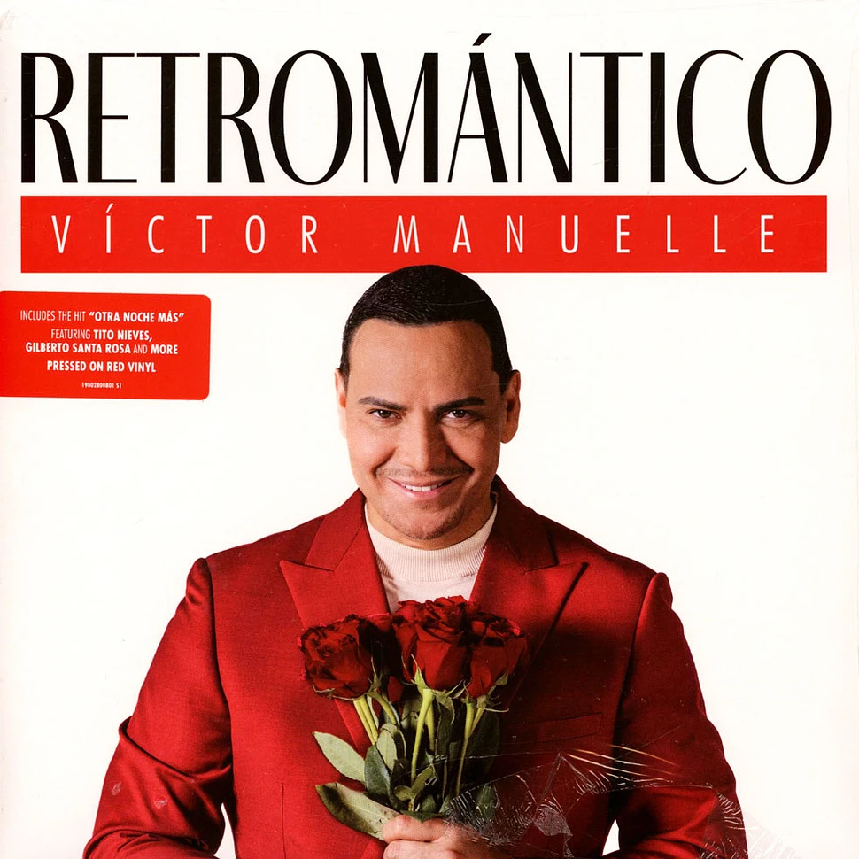 Victor Manuelle - Retromantico Translucent Ruby Vinyl Edition