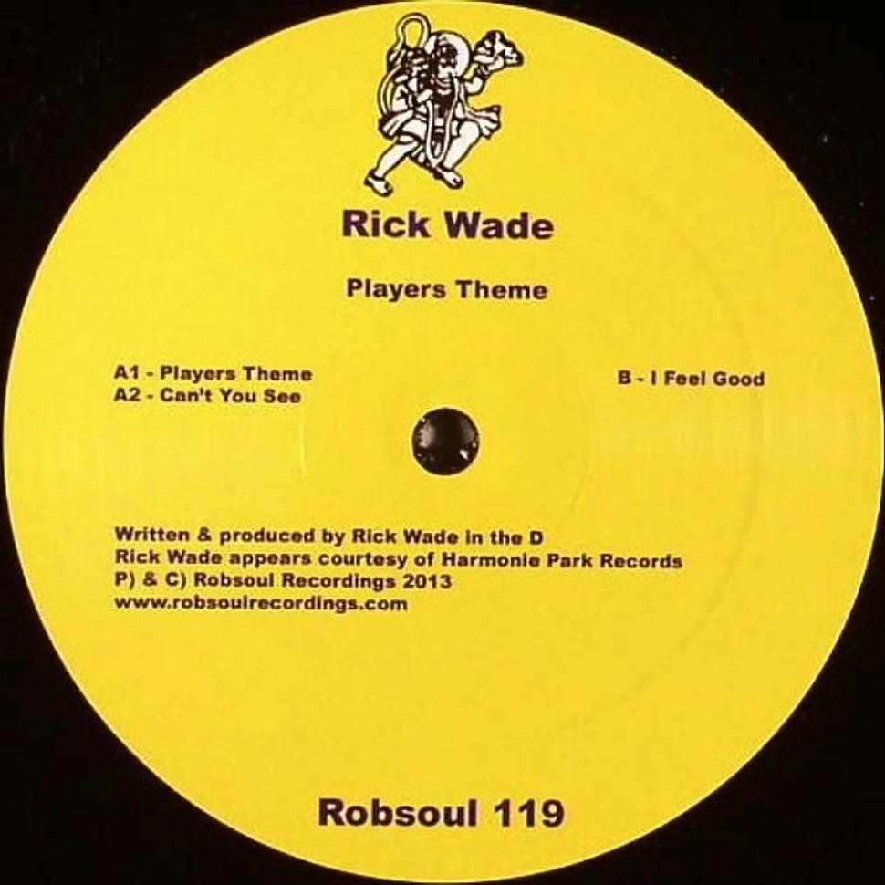 Rick Wade - Players Theme 2024 Repress
