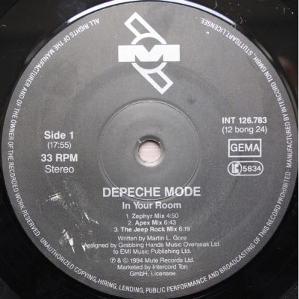 Depeche Mode - In Your Room