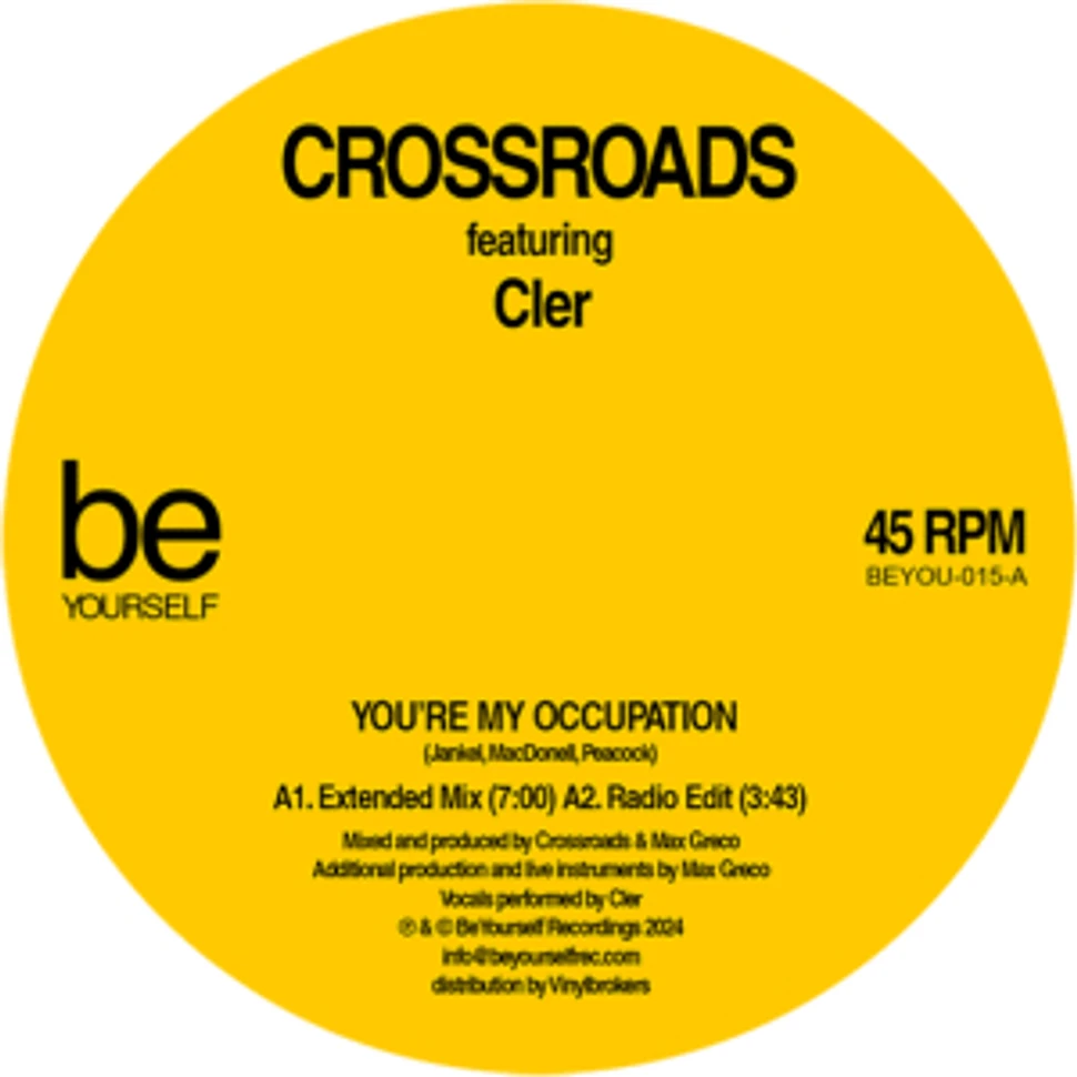 Crossroads Feat. Cler - You're My Occupation