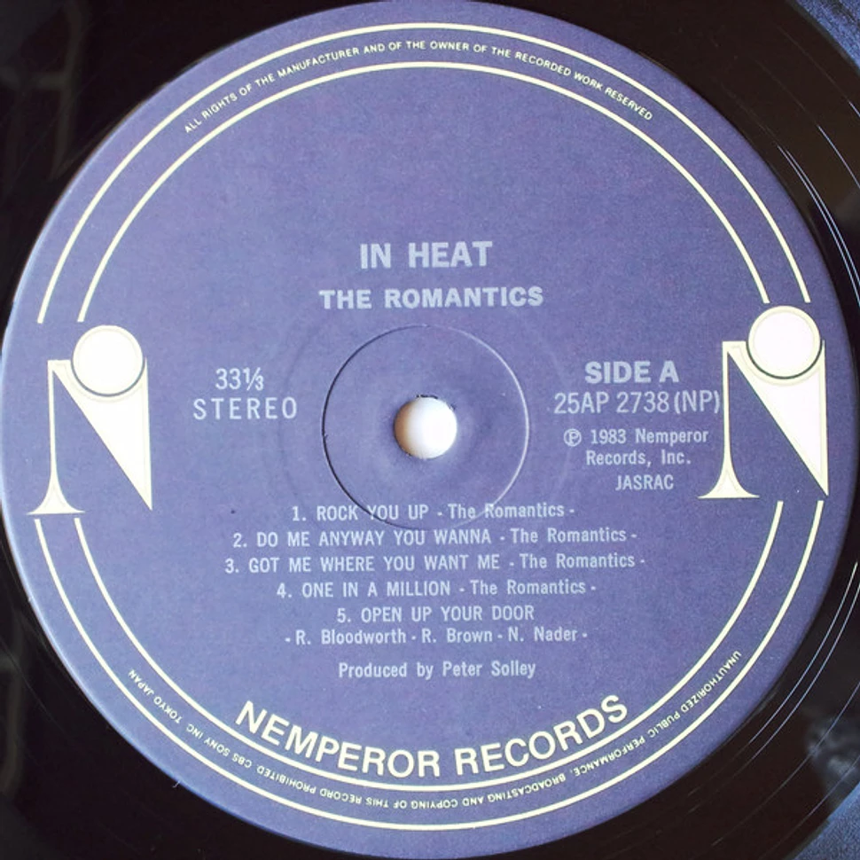 The Romantics - In Heat