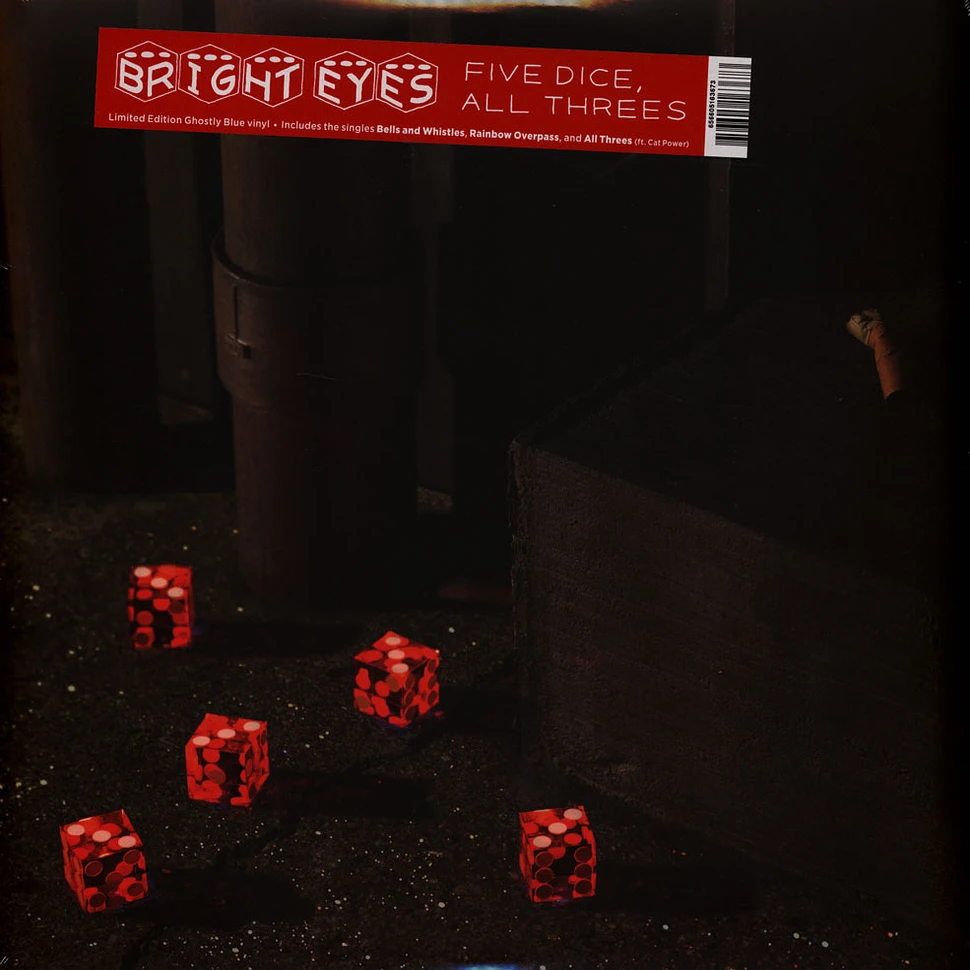 Bright Eyes - Five Dice, All Threes Ghostly Blue Vinyl Edition