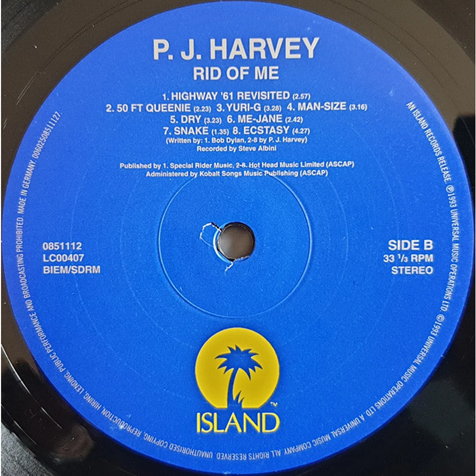 PJ Harvey - Rid Of Me