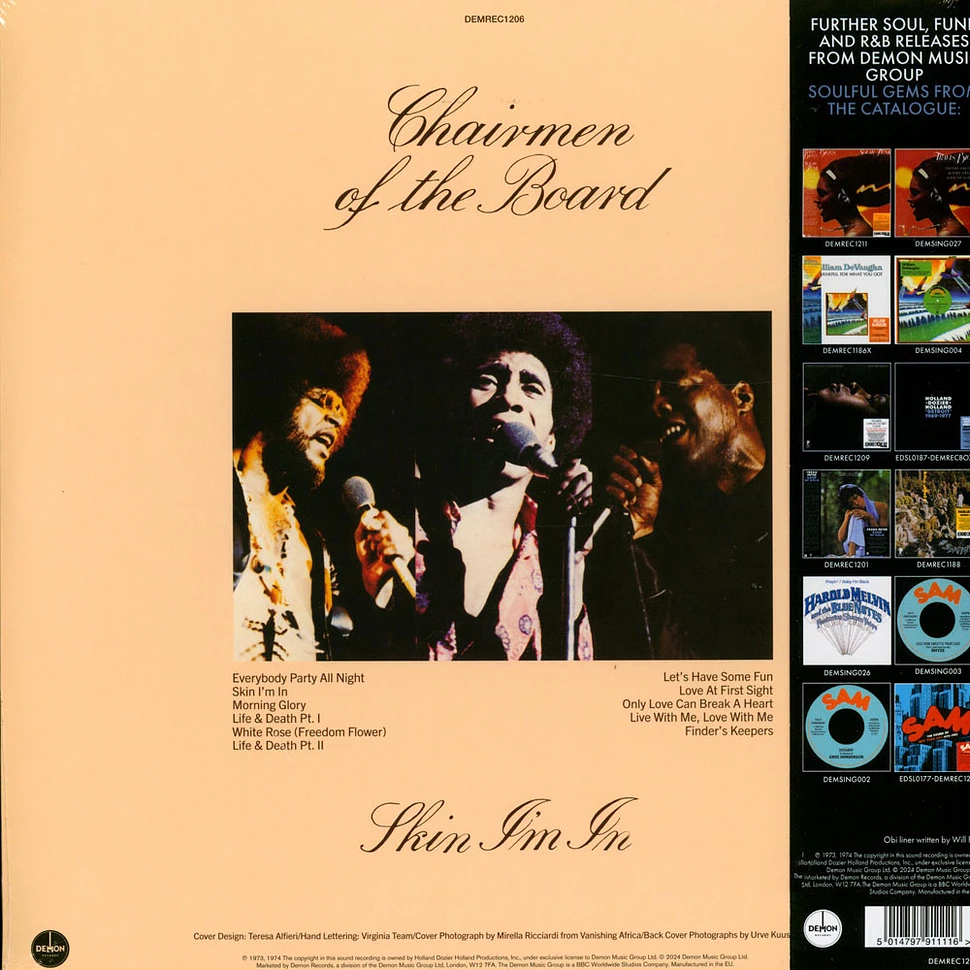 Chairmen Of The Board - Skin I'm In 50th Anniversary Edition