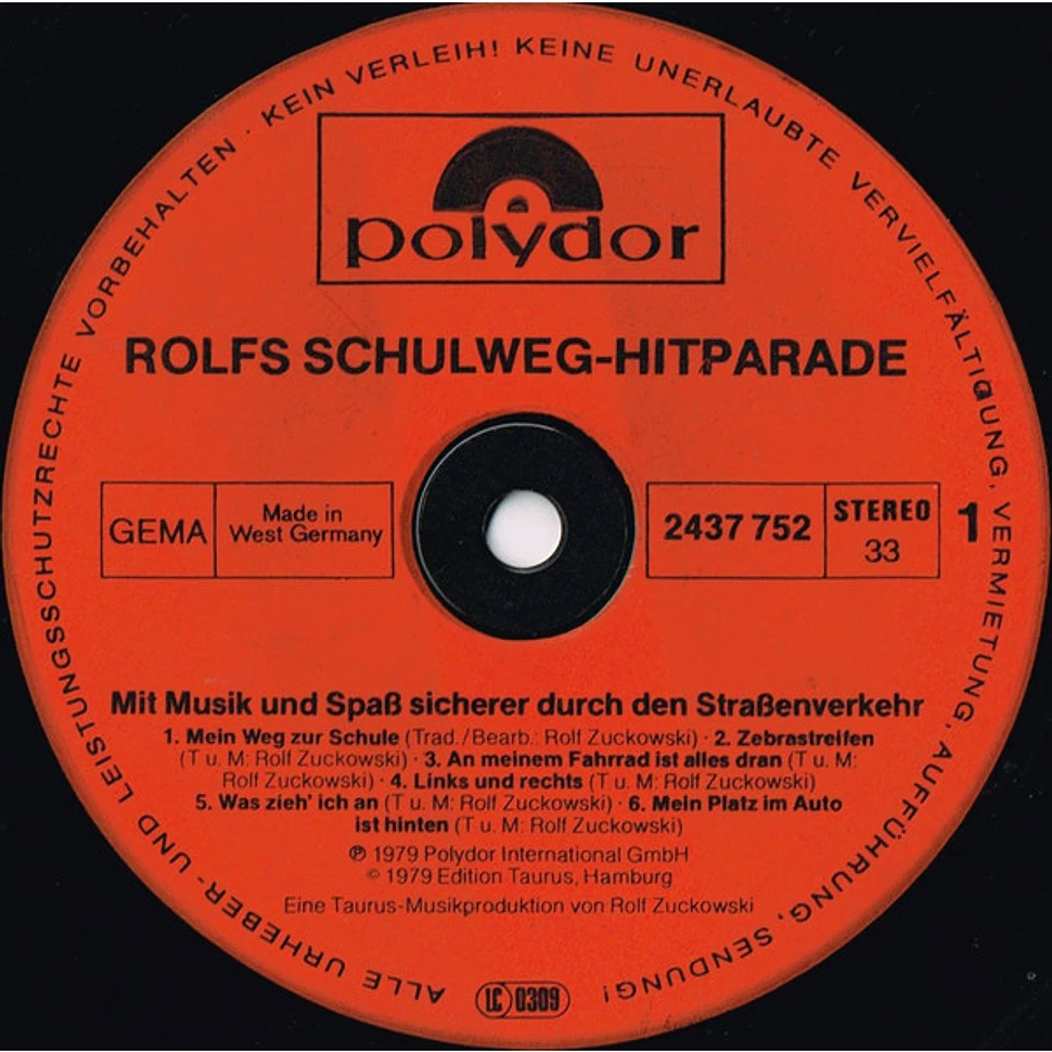 Rolf Und Seine Freunde - Rolfs Schulweg-Hitparade