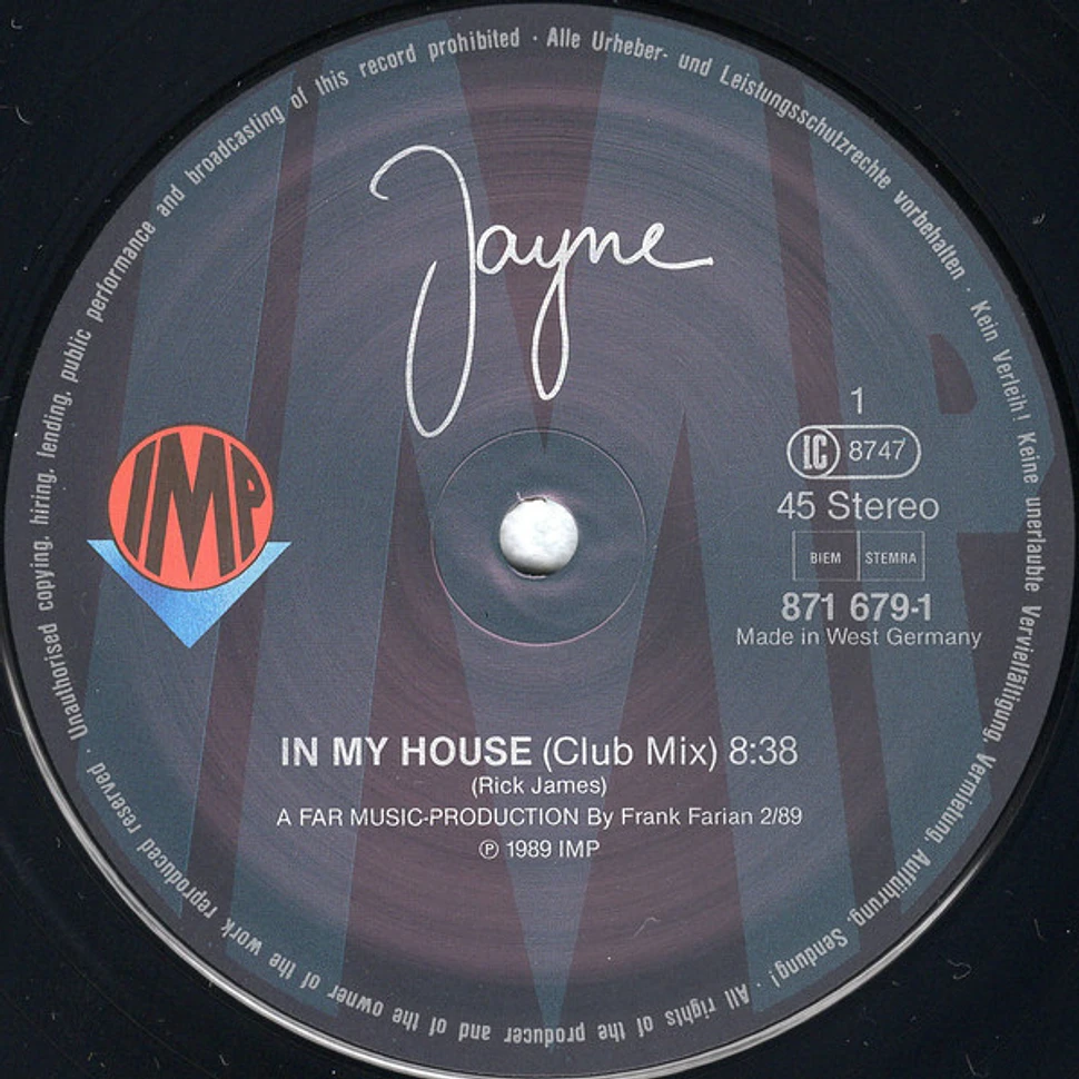 Jayne Collins - In My House