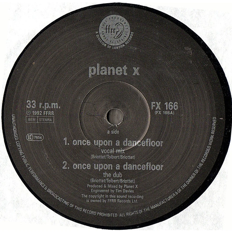 Planet X - Once Upon A Dancefloor