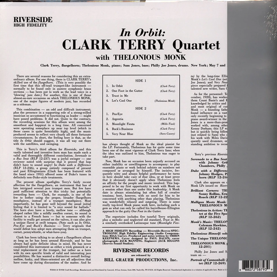 Terry,Clark Quartet & Thelonious Monk - In Orbit Limited Ojc. Series