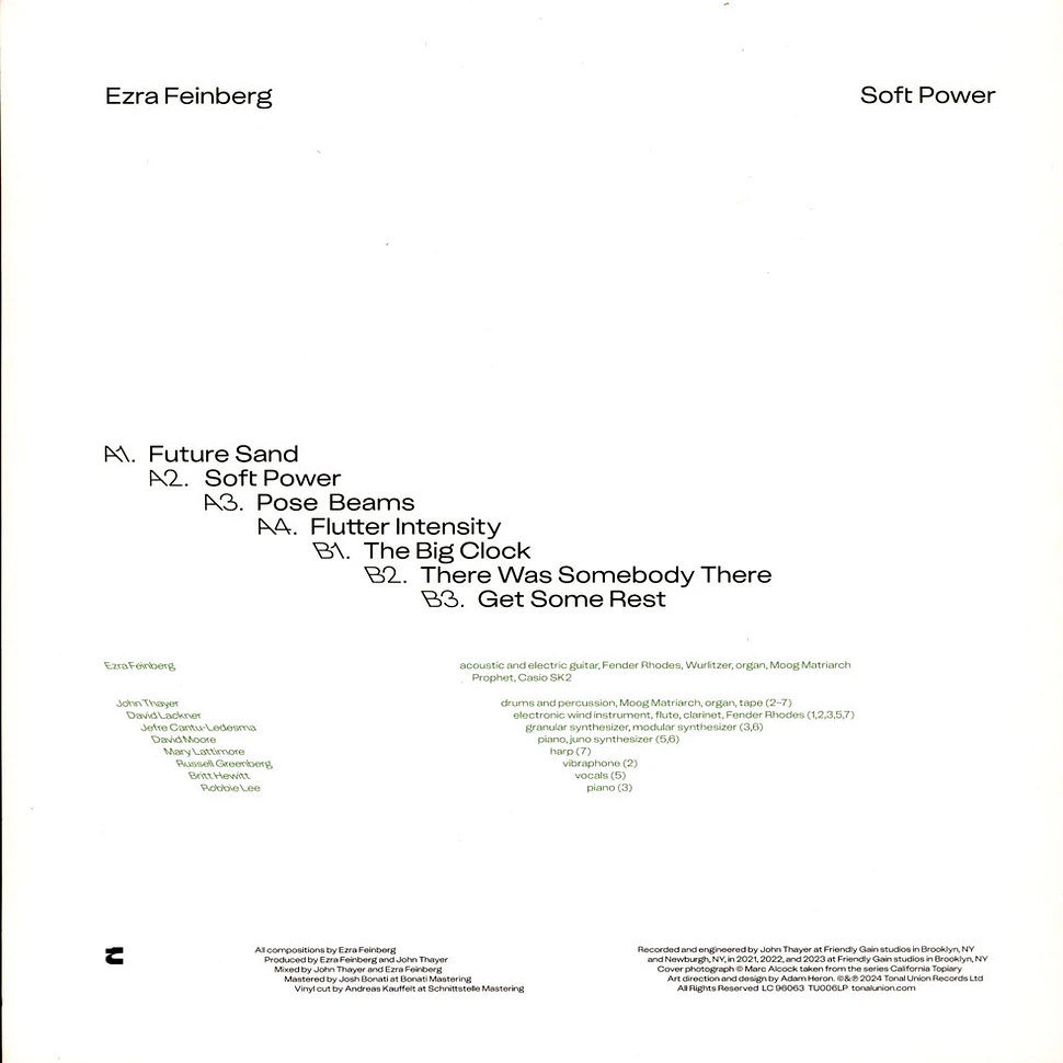 Ezra Feinberg - Soft Power Transparent Green Vinyl Edition