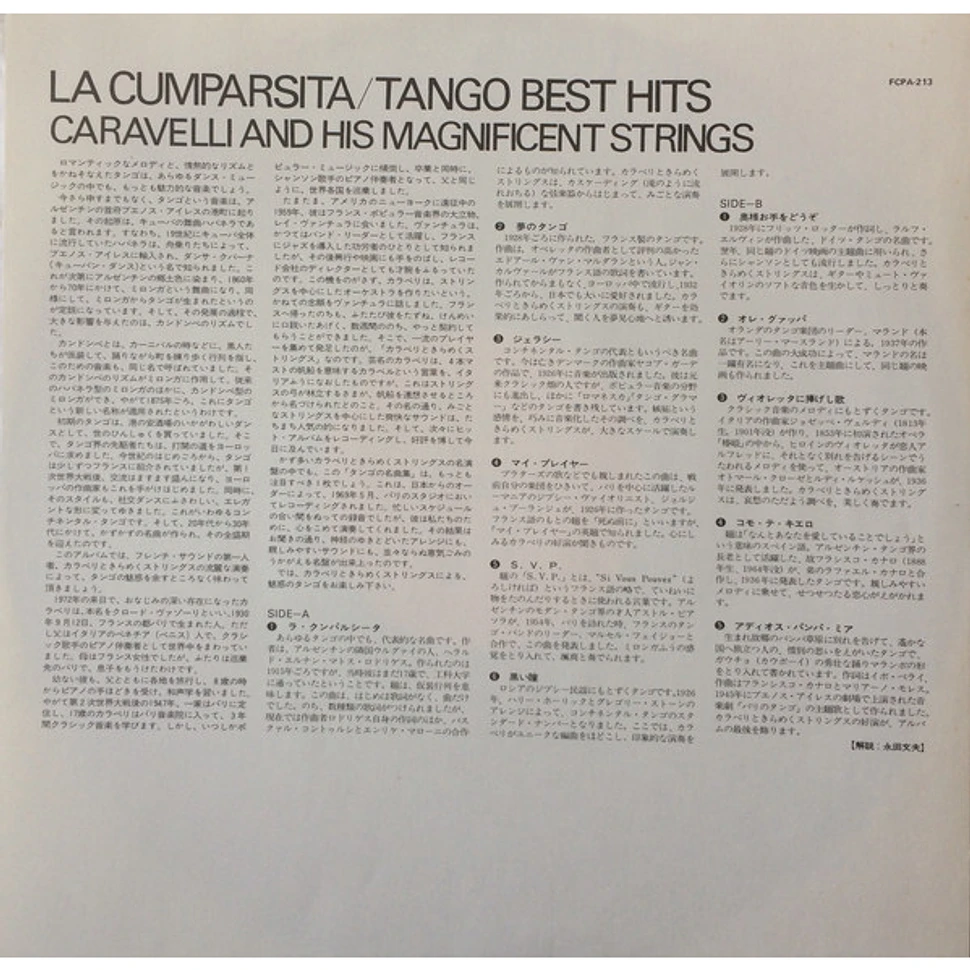 Caravelli And His Magnificent Strings - La Cumparista / Tango Best Hits