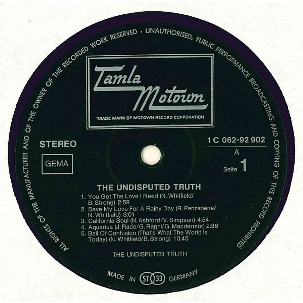 The Undisputed Truth - The Undisputed Truth