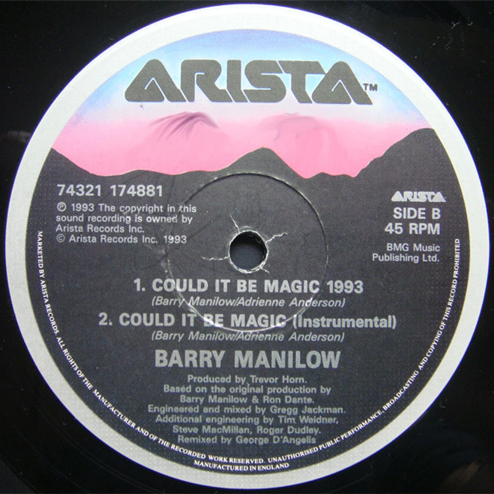 Barry Manilow - Could It Be Magic 1993