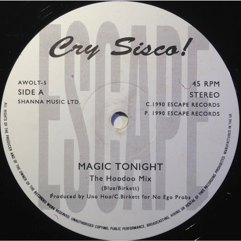 Cry Sisco! - Magic Tonight