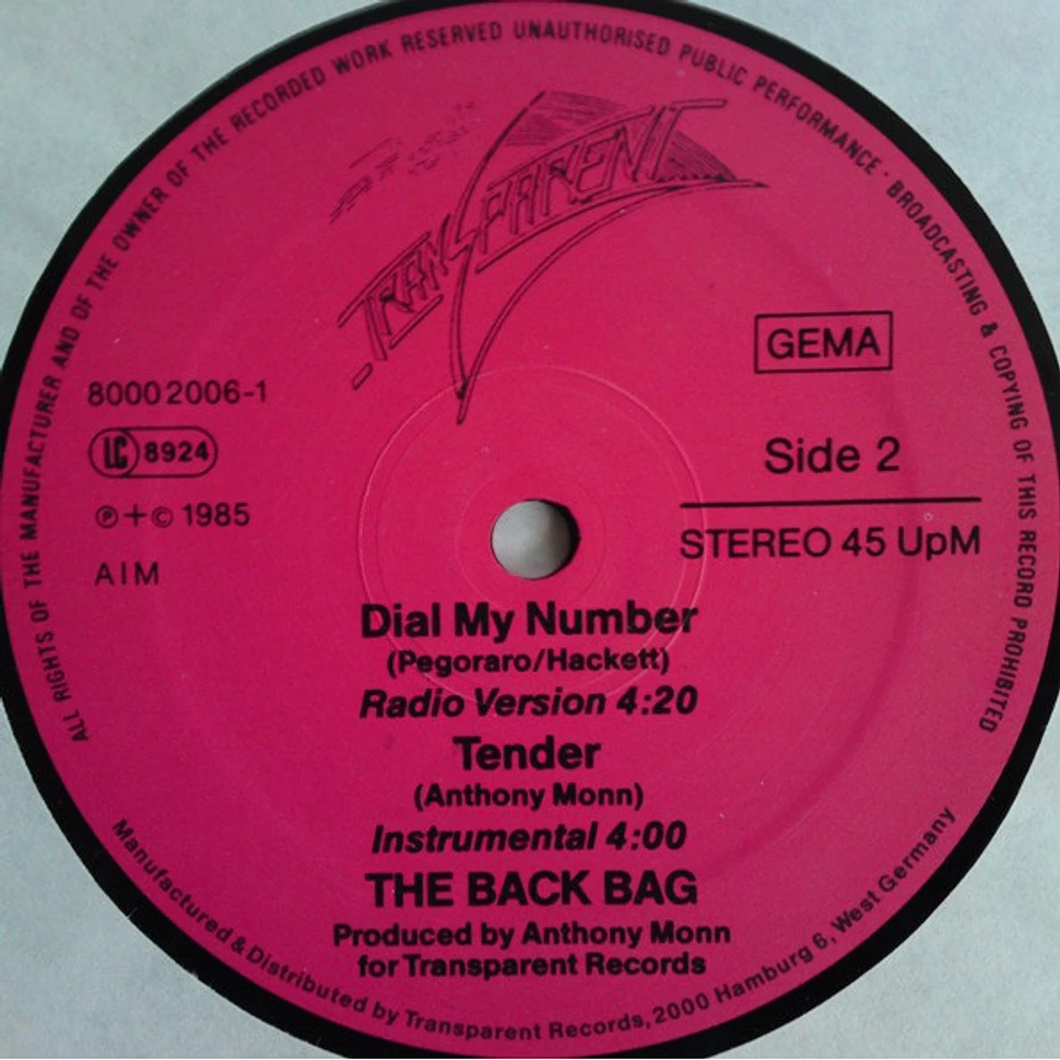 The Back Bag - Dial My Number