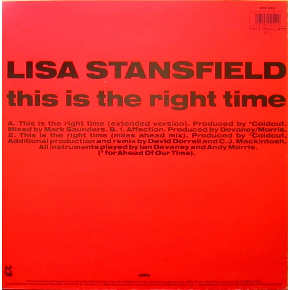 Lisa Stansfield - This Is The Right Time