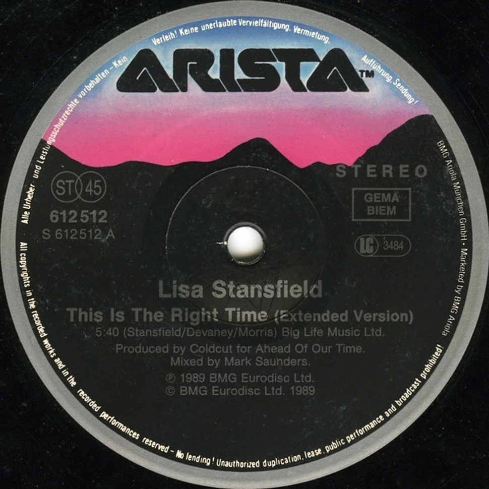 Lisa Stansfield - This Is The Right Time