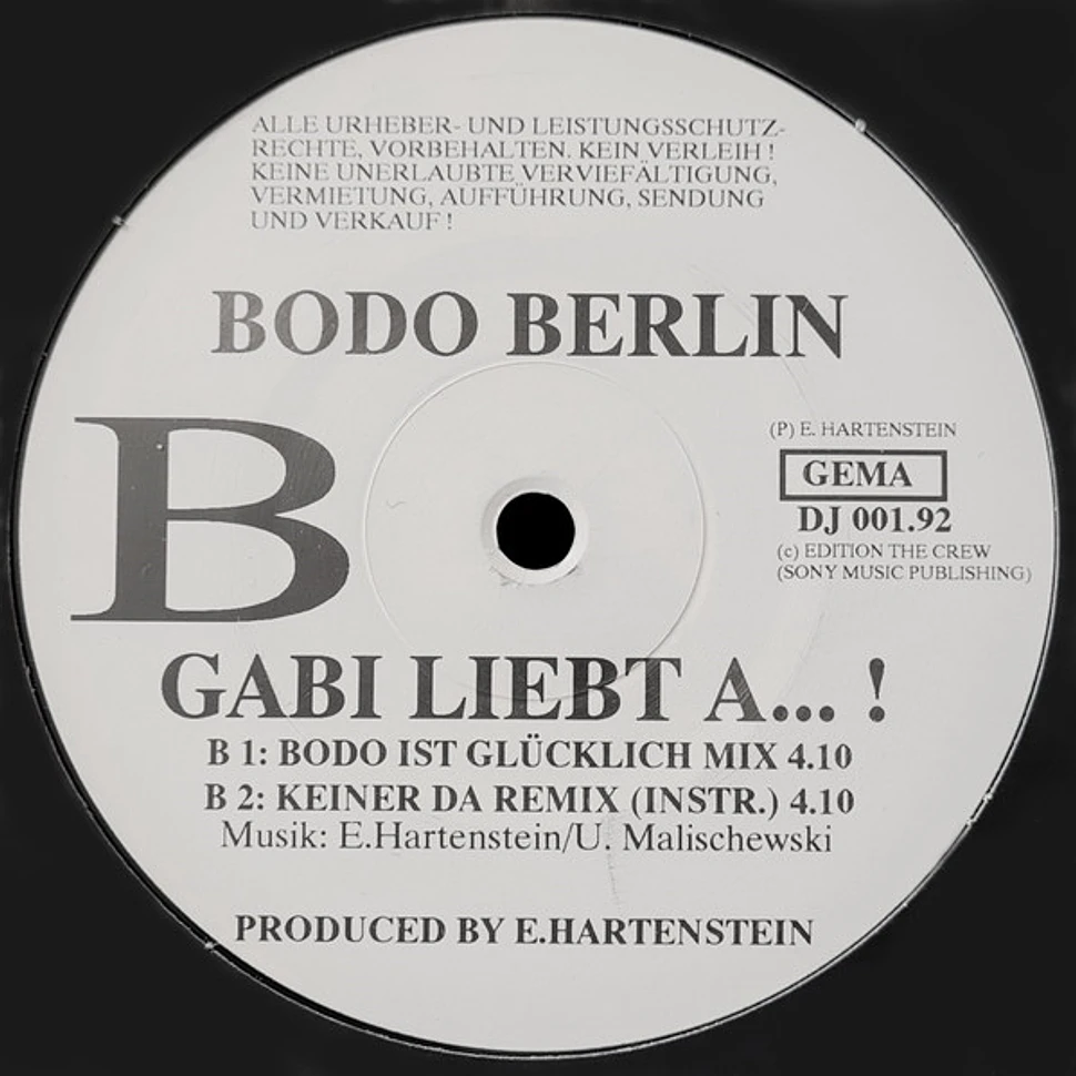 Bodo Berlin - Gabi Liebt A... !