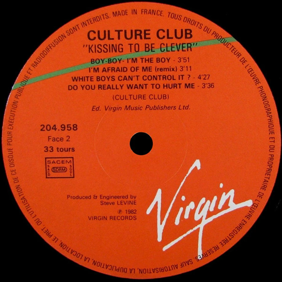 Culture Club - Kissing To Be Clever