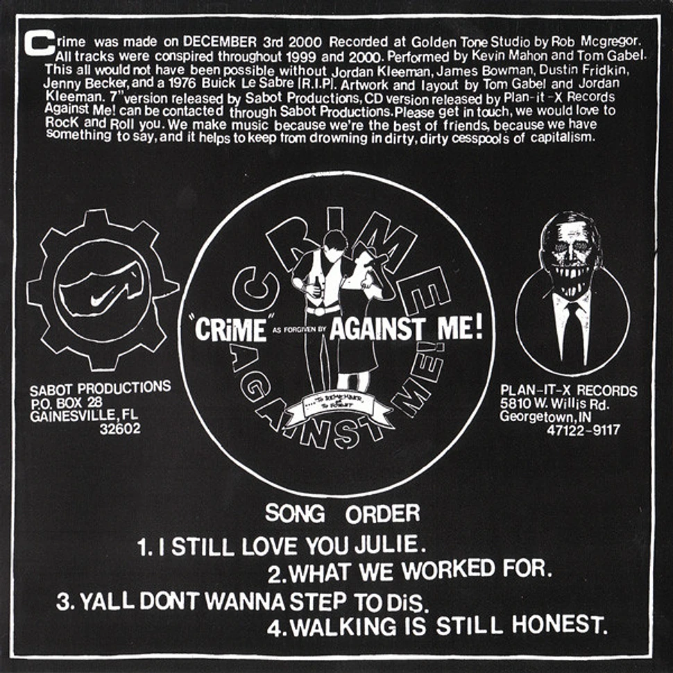 Against Me! - Crime As Forgiven By