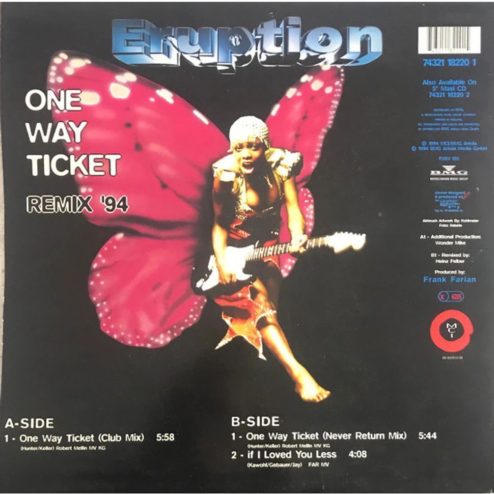 Eruption - One Way Ticket (Remix '94)