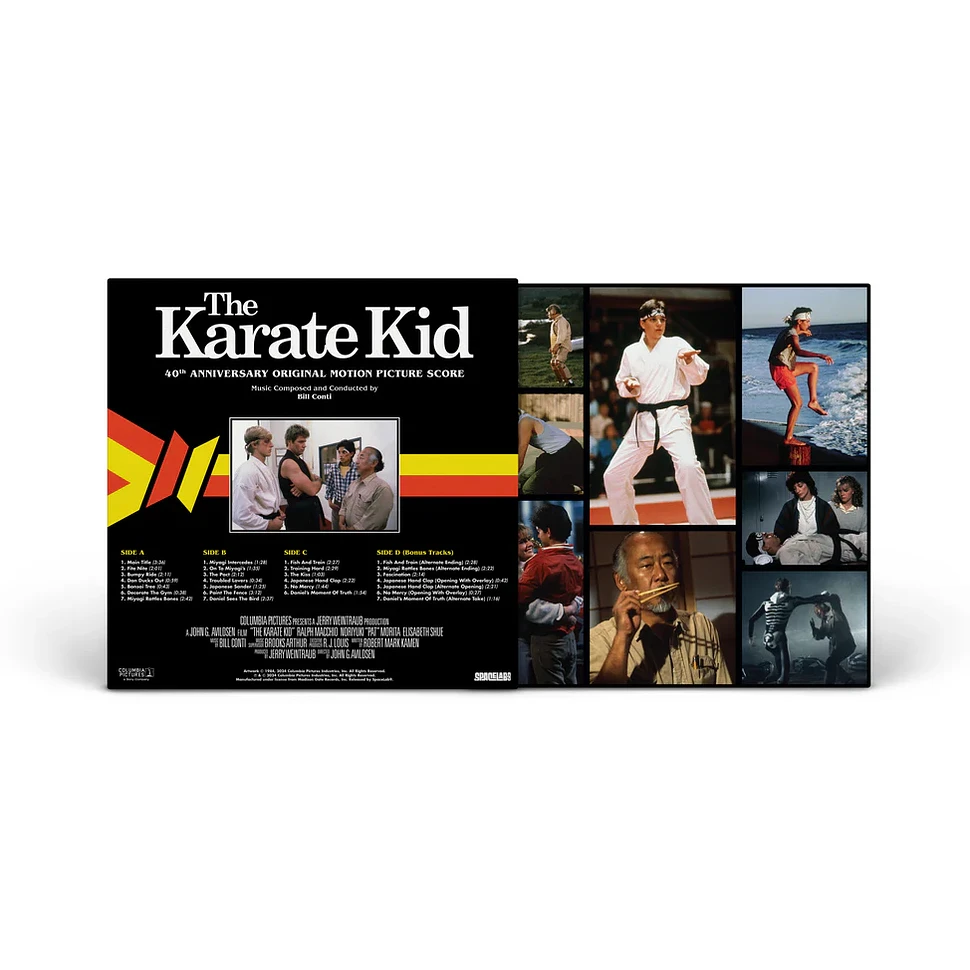 Bill Conti - OST Karate Kid: 40th Anniversary Original Motion Picture Score Cloudy Clear Vinyl Edition